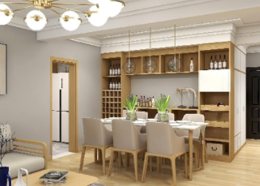 通州区11站小区二居室85㎡现代简约装修案例