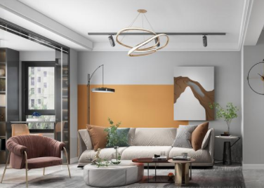 白鹿司90㎡二居室现代简约二手房改造装修设计效果图