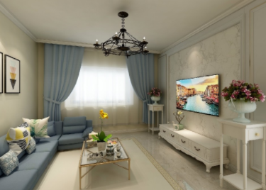 首创瑞府90㎡现代简约三居半包装修案例