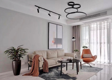 和平村80㎡二居室现代简约半包装修设计案例