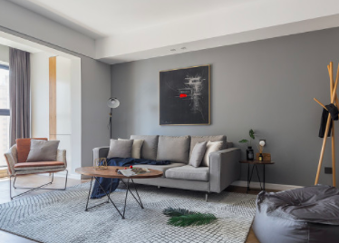 融泽嘉园100㎡两居室北欧风全包装修设计案例