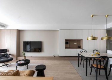 西湖新村87㎡两居改三居全包装修设计实景案例，小三居也能拥有敞亮大开间