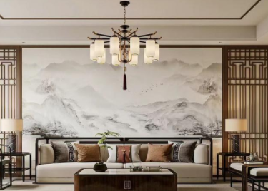 太平路小区140㎡三居室新中式全包装修案例