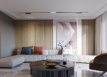 孙河傲云179㎡大平层现代简约半包装修