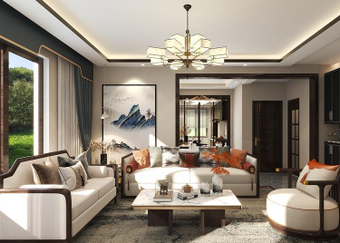 南苑小区100㎡二居室大平层现代简约风全包装修