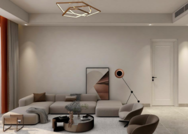 金地家园80㎡二居室现代简约全包装修