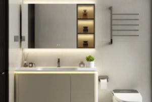 救命！奶油风浴室柜这么选，高级又省心不踩雷