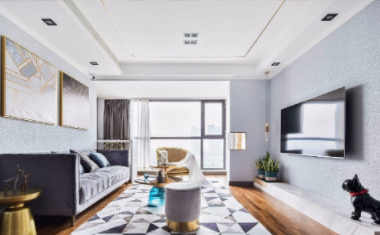 宝盛里120㎡三居室现代混搭风全包装修