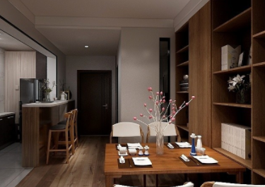 翡翠公园40㎡北欧风一居室半包装修设计