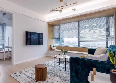 南太平庄85㎡两居室现代简约半包装修设计